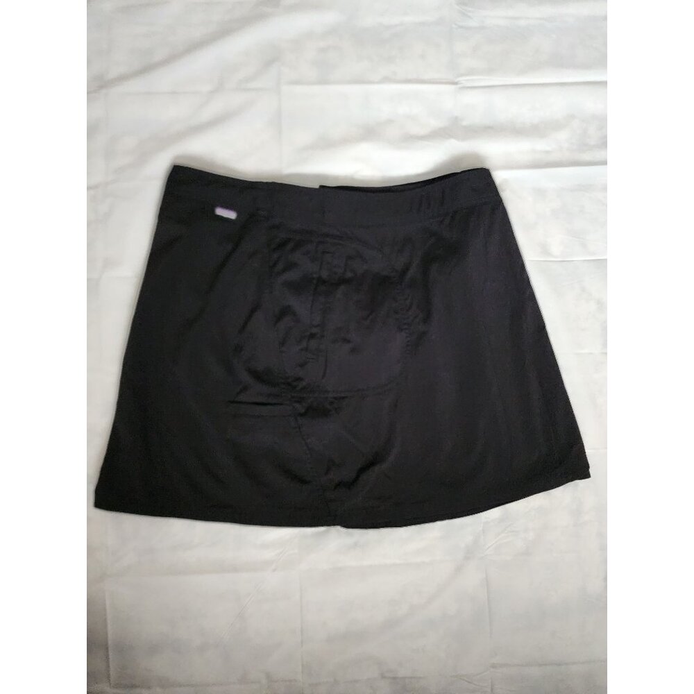 Patagonia Women's Black Activewear Golf Tennis Casual Wrap A-Line Skirt Size 4 - Picture 6 of 14